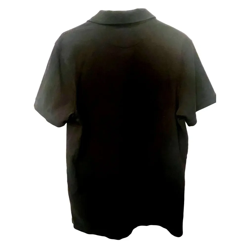 J Crew Polo Black shirt sz L, preppy quiet luxury minimalist casual country club - Picture 3 of 3